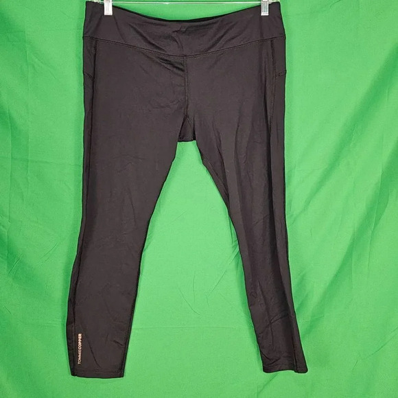 Tommie Copper Womens Black Performance‎ Leggings 2XL - Picture 1 of 6